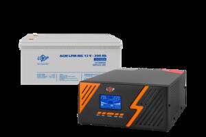 Комплект резервного питания ИБП + мультигелевая батарея (UPS B1500 + АКБ MG 2400Wh)
