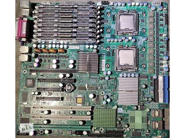 Комплект: SuperMicro X7DB3, 2 Xeon 5450, RAM 32gb ECC DDR2.