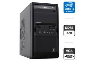 Компьютер Б-класс 2E Rational 1305 Tower / Intel Core i5-3470 (4 ядра по 3.2 - 3.6 GHz) / 8 GB DDR3 / 500 GB HDD / In...