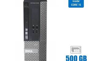 Компьютер Dell OptiPlex 3010 SFF / Intel Core i5-3470 (4 ядра по 3.2 - 3.6 GHz) / 8 GB DDR3 / 500 GB HDD / Intel HD G...