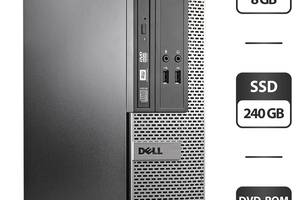 Компьютер Dell OptiPlex 3020 SFF / Intel Core i5-4590 (4 ядра по 3.3 - 3.7 GHz) / 8 GB DDR3 / 240 GB SSD / Intel HD G...