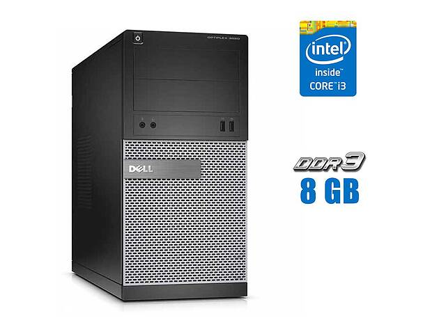 ПК Dell OptiPlex 3020 Tower/ i3-4160/ 8GB RAM/ 320GB HDD/ HD 4400