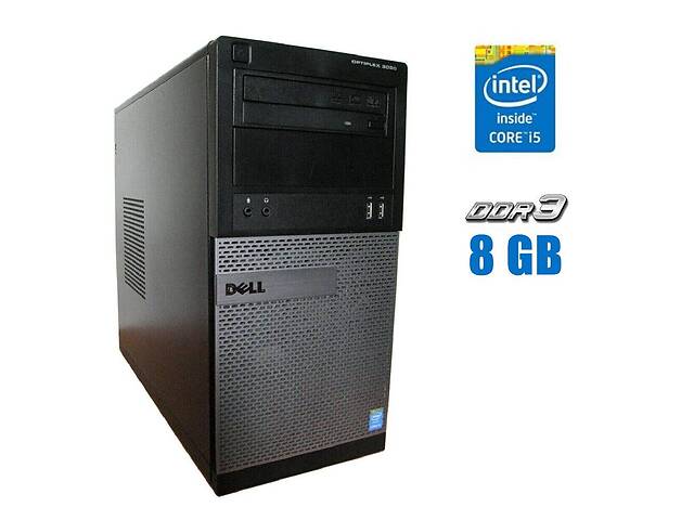 Комп'ютер Dell Optiplex 3020 Tower/Intel Core i5-4570 (4 ядра по 3.2 - 3.6 GHz)/8 GB DDR3/500 GB HDD/Intel HD...