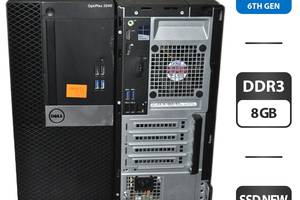 Компьютер Dell OptiPlex 3040 Tower / Intel Core i3-6100 (2 (4) ядра по 3.7 GHz) / 8 GB DDR3 / 1000 GB SSD / Intel HD...