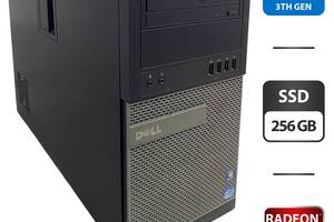 Компьютер Dell OptiPlex 7010 Tower / Intel Core i5-3570 (4 ядра по 3.4 - 3.8 GHz) / 8 GB DDR3 / 256 GB SDD / AMD Rade...