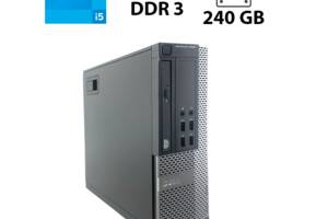 Компьютер Dell OptiPlex 9020 SFF / Intel Core i5-4570 (4 ядра по 3.20-3.60GHz) / 8 GB DDR3 / 240 GB SSD / Intel HD Gr...