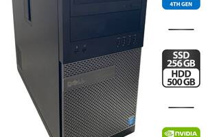 Компьютер Dell OptiPlex 9020 Tower / Intel Core i7-4790 (4 (8) ядра по 3.6 - 4.0 GHz) / 16 GB DDR3 / 256 GB SSD + 500...