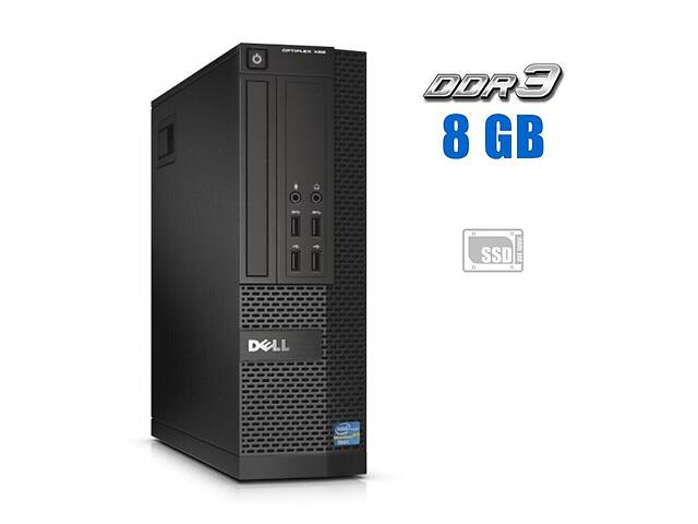 Компьютер Dell OptiPlex XE2 D07S SFF / Intel Core i3-4330 (2 (4) ядра по 3.5 GHz) / 8 GB DDR3 / 240 GB SSD NEW / Inte...