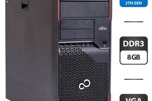 Компьютер Fujitsu Celsius W410 Tower / Intel Core i5-2400 (4 ядра по 3.1 - 3.4 GHz) / 8 GB DDR3 / 500 GB HDD / Intel...