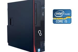 ПК Fujitsu Esprimo D556 SFF / Intel Core i5-6400 (4 ядра по 2.7 - 3.3 GHz) / 8 GB DDR4 / 120 GB SSD + 250 GB HDD / nV...