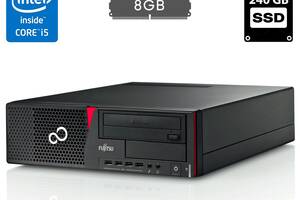 Компьютер Fujitsu Esprimo E720 E90+ SFF / Intel Core i5-4570 (4 ядра по 3.2 - 3.6 GHz) / 8 GB DDR3 / 240 GB SSD / Int...