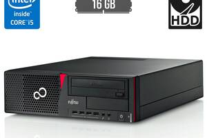 Компьютер Fujitsu Esprimo E720 E90+ SFF / Intel Core i5-4570 (4 ядра по 3.2 - 3.6 GHz) / 16 GB DDR3 / 500 GB HDD / In...