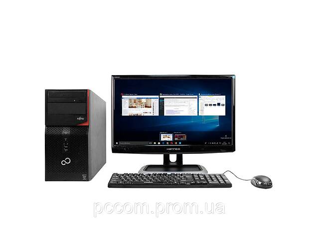 КОМПЬЮТЕР FUJITSU ESPRIMO P410 PENTIUM G2120 3 GEN 3.1 GHZ SOCKET 1155 4GB DDR3 HDD 500GB +18.5' Монитор