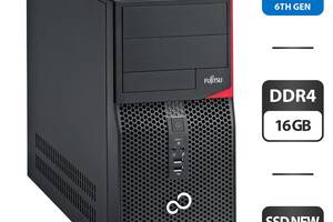 Компьютер Fujitsu Esprimo P556 E85+ Tower / Intel Core i3-6100 (2 (4) ядра по 3.7 GHz) / 16 GB DDR4 / 240 GB SSD NEW...