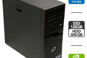 Компьютер Fujitsu Esprimo P700 E85+ Tower / Intel Core i5-2500 (4 ядра по 3.3 - 3.7 GHz) / 16 GB DDR3 / 128 GB SSD +...