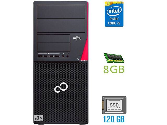 Комп'ютер Fujitsu Esprimo P720 E90+ Tower/Intel Core i5-4590 (4 ядра по 3.3 - 3.7 GHz)/8 GB DDR3/120 GB SSD/I...