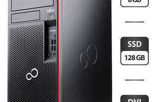 Компьютер Fujitsu Esprimo P757 E90+ Tower / Intel Celeron G3900 (2 ядра по 2.8 GHz) / 8 GB DDR4 / 128 GB SSD / Intel...