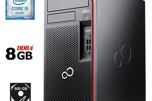 Компьютер Fujitsu Esprimo P757/E90+ Tower / Intel Core i5-6500 (4 ядра по 3.2 - 3.6 GHz) / 8 GB DDR4 / 500 GB HDD / I...