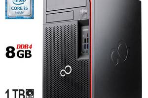 Компьютер Fujitsu Esprimo P757/E90+ Tower / Intel Core i5-6500 (4 ядра по 3.2 - 3.6 GHz) / 8 GB DDR4 / 1000 GB HDD /...