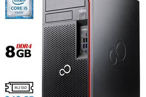 Компьютер Fujitsu Esprimo P757/E90+ Tower / Intel Core i5-6500 (4 ядра по 3.2 - 3.6 GHz) / 8 GB DDR4 / 240 GB SSD M.2...