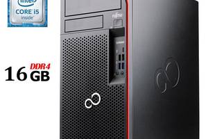 Компьютер Fujitsu Esprimo P757/E90+ Tower / Intel Core i5-6500 (4 ядра по 3.2 - 3.6 GHz) / 16 GB DDR4 / no HDD / Inte...