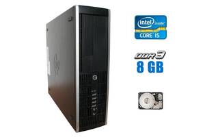 Компьютер HP Compaq 6300 Pro SFF / Intel Core i5-3550S (4 ядра по 3.0 - 3.7 GHz) / 8 GB DDR3 / 320 GB HDD