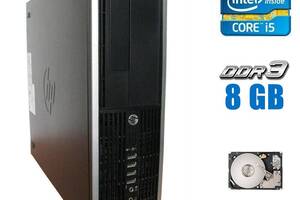 Компьютер HP Compaq 6300 Pro SFF / Intel Core i5-3550S (4 ядра по 3.0 - 3.7 GHz) / 8 GB DDR3 / 320 GB HDD / Intel HD...