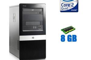 ПК HP Compaq dx2400 Tower/ 2 Quad Q9400/ 8GB RAM/ 320GB HDD/ GMA 3100