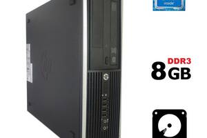 Компьютер HP Elite 8300 SFF / Intel Pentium G850 (2 ядра по 2.9 GHz) / 8 GB DDR3 / 500 GB HDD / DVD-RW