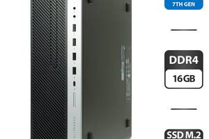 Компьютер HP EliteDesk 600 G3 SFF / Intel Core i3-7100 (2 (4) ядра по 3.9 GHz) / 16 GB DDR4 / 256 GB SSD M.2 + 500 GB...