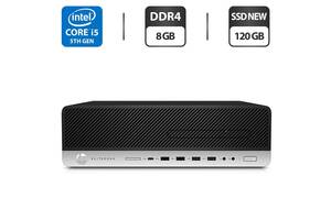 Компьютер HP EliteDesk 800 G3 SFF / Intel Core i5-6500 (4 ядра по 3.2 - 3.6 GHz) / 8 GB DDR4 / 120 GB SSD + 500 GB HD...