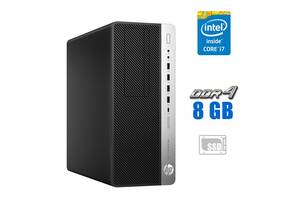 Компьютер HP EliteDesk 800 G3 Tower / Intel Core i7-6700 (4 (8) ядра по 3.4 - 4.0 GHz) / 8 GB DDR4 / 240 GB SSD NEW /...