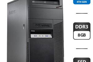 Компьютер Lenovo ThinkCentre M83 Tower / Intel Core i5-4590 (4 ядра по 3.3 - 3.7 GHz) / 8 GB DDR3 / 240 GB SSD / Inte...