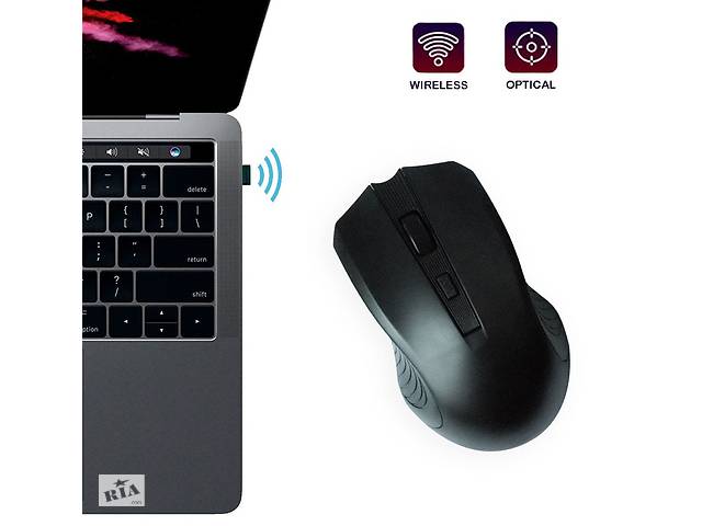 Компьютерная мышь беспроводная 'Wireless Mouse G-698' Черная, мышка для пк/ноутбука (бездротова мишка) (ST)