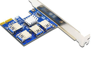Контроллер PCI-Е=>USB 3.0, 4 порта, 5Gbps, OEM