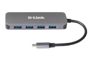 Концентратор D-Link DUB-2340 USB Type-C