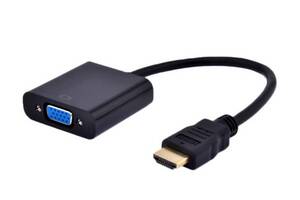 Конвертер видео адаптер HDMI VGA переходник #100019