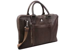 Кожаная сумка для ноутбука 15,6 дюймов Mykhail Ikhtyar Коричневый (55034 brown)
