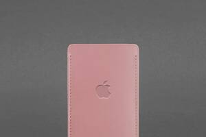 Кожаный чехол для iPhone 12 Розовый BlankNote