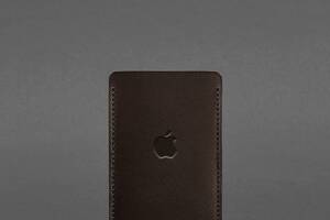 Кожаный чехол для iPhone 12 Темно-коричневый Краст BlankNote