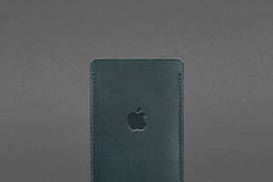 Кожаный чехол для iPhone 12 Зеленый Краст BlankNote