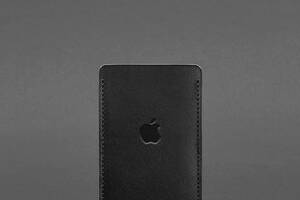 Кожаный чехол для iPhone 13 Черный Краст BlankNote