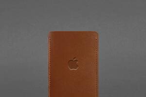 Кожаный чехол для iPhone 13 Светло-коричневый BlankNote