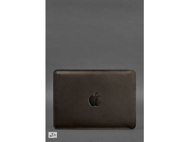 Кожаный чехол для MacBook 15-16 Темно-коричневый BlankNote