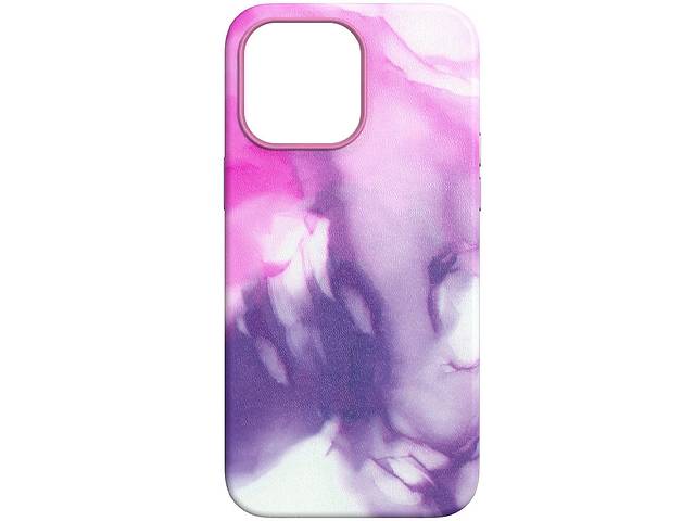 Кожаный чехол Epik Figura Series Case with MagSafe Apple iPhone 12 Pro / 12 6.1' Purple