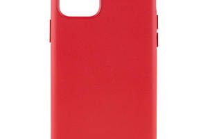 Кожаный чехол Epik Leather Case AA Plus Apple iPhone 11 6.1' Crimson