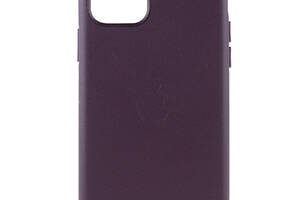 Кожаный чехол Epik Leather Case AA Plus Apple iPhone 11 Pro Max 6.5' Dark Cherry