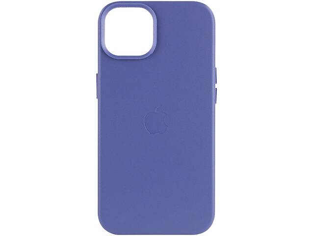 Кожаный чехол Epik Leather Case AA Plus with MagSafe Apple iPhone 13 6.1' Wisteria