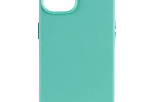 Кожаный чехол Epik Leather Case AA Plus with MagSafe Apple iPhone 13 6.1' Ice