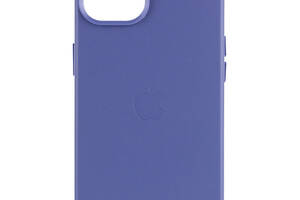 Кожаный чехол Epik Leather Case AA Plus with MagSafe Apple iPhone 14 6.1' Wisteria